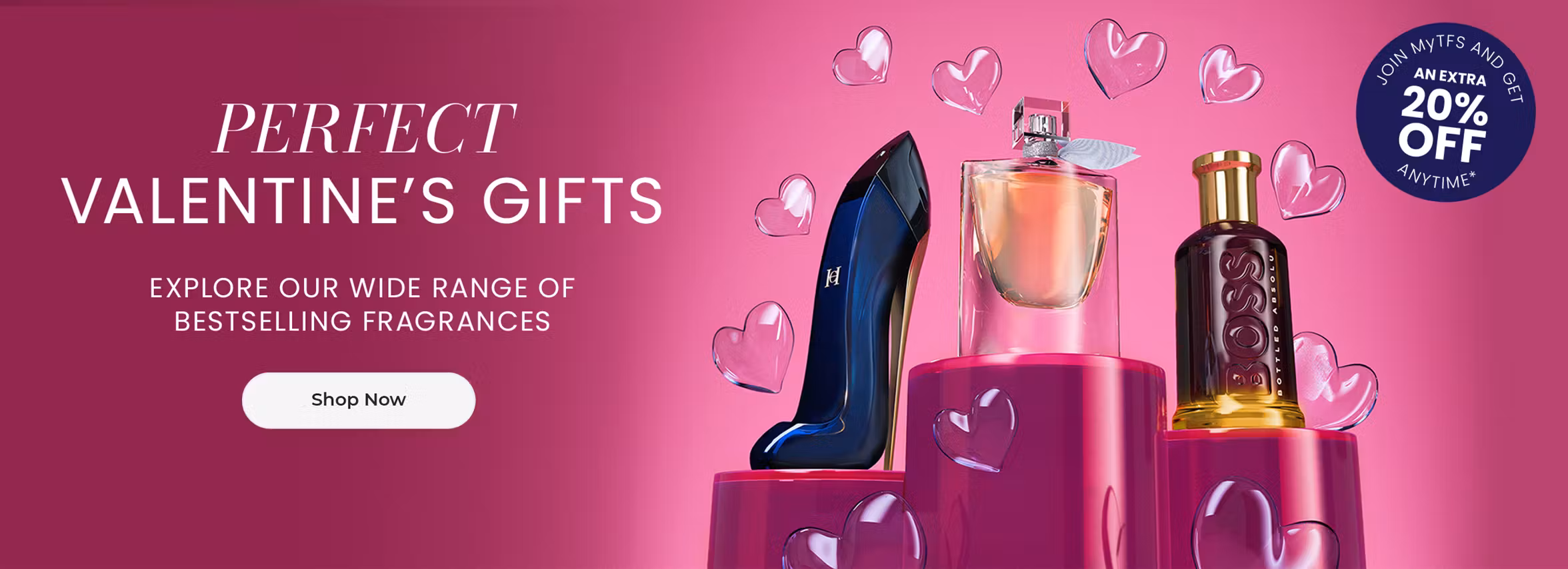 The Fragrance Shop Valentine's Day promotion